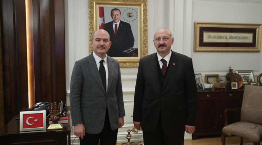 Başkan Çebi İçişleri Bakanı Sn. Süleyman Soylu ile Görüştü
