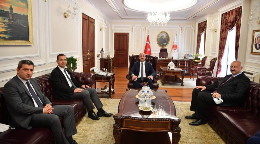 Başkan Çebi Adalet Bakanı Gül ile Görüştü
