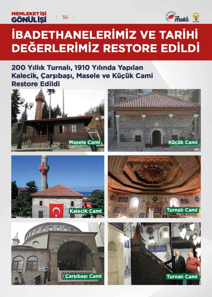 tarihi camiler restore edildi